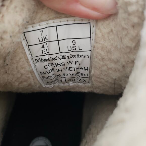 Doc Martens Chestnut Leather Lace Up Boots - Picture 9 of 11